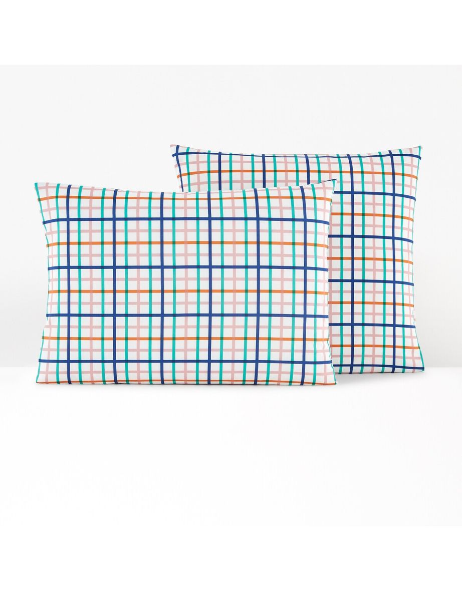 Tabaka Check 50% Recycled Cotton Pillowcase