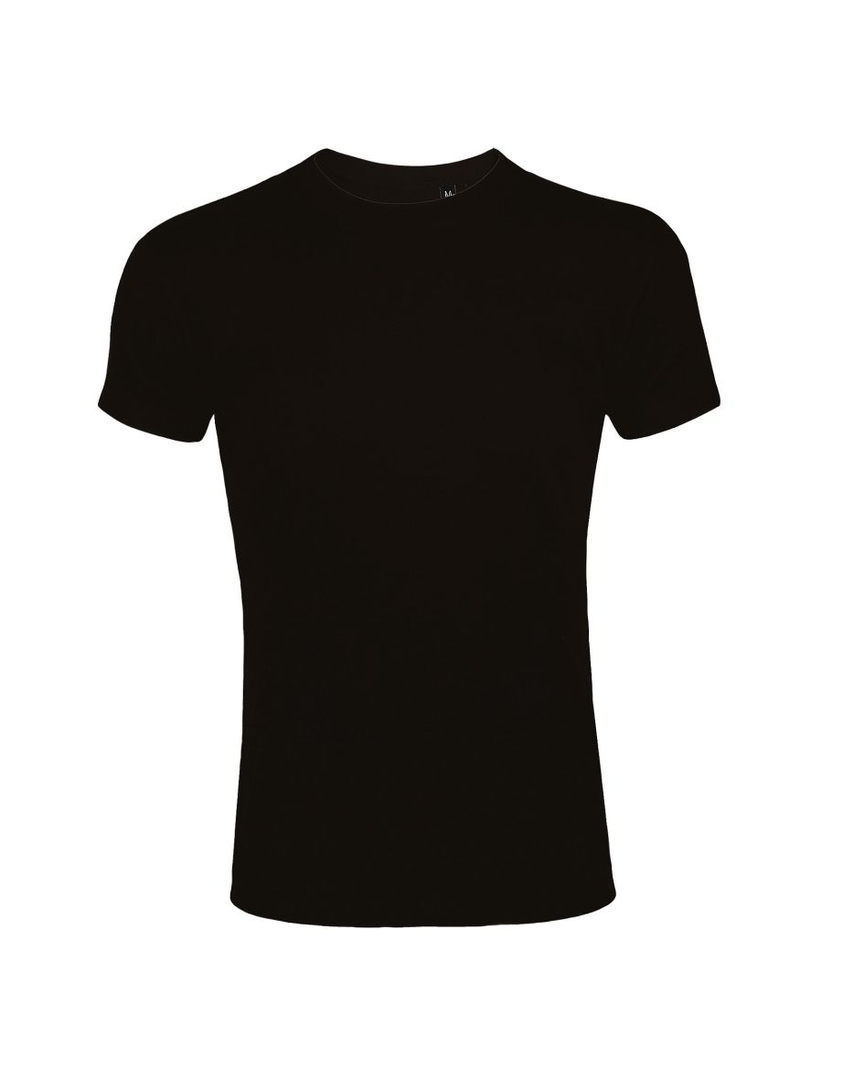 SOLS Mens Imperial Slim Fit Short Sleeve T-Shirt - Deep Black