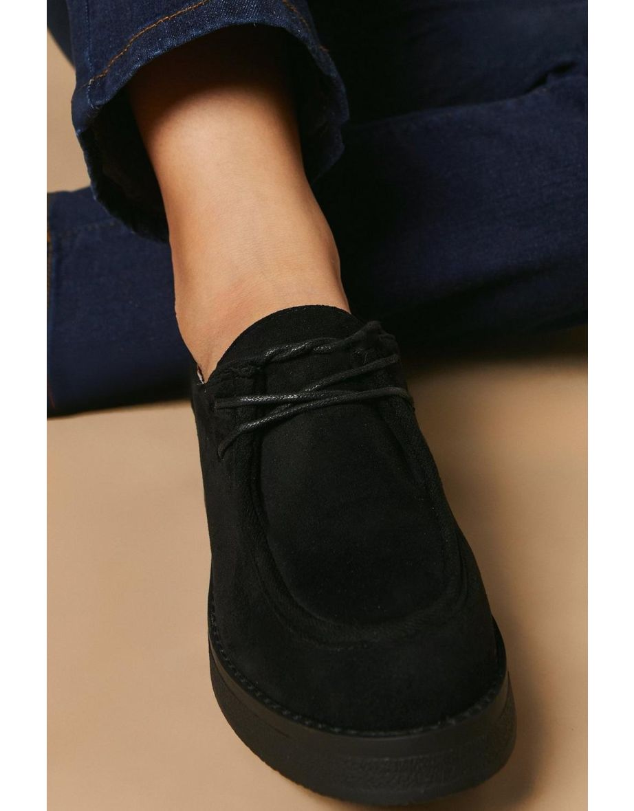 Edith Lace Up Wallaby Casual Shoe - 3