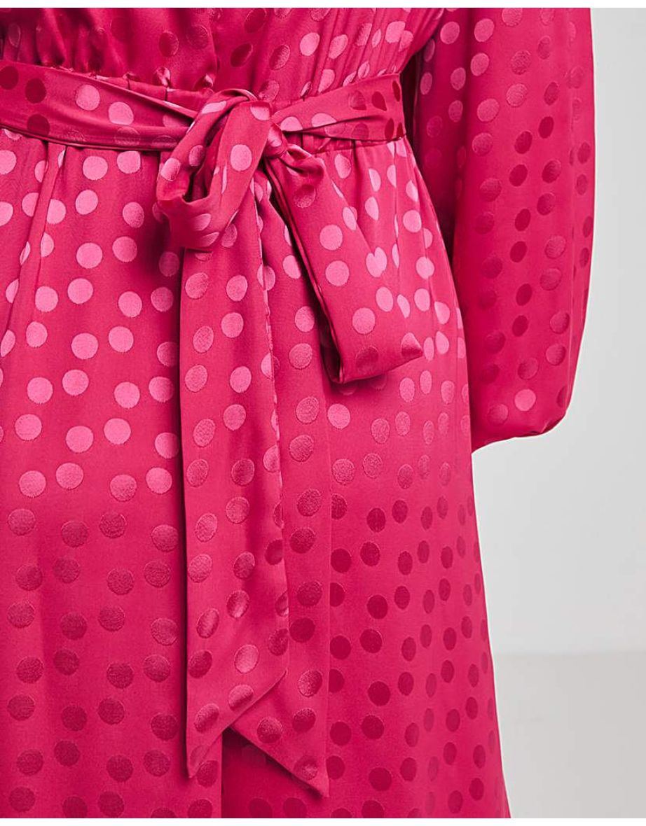 Joanna Hope Jacquard Spot Maxi Dress - 3