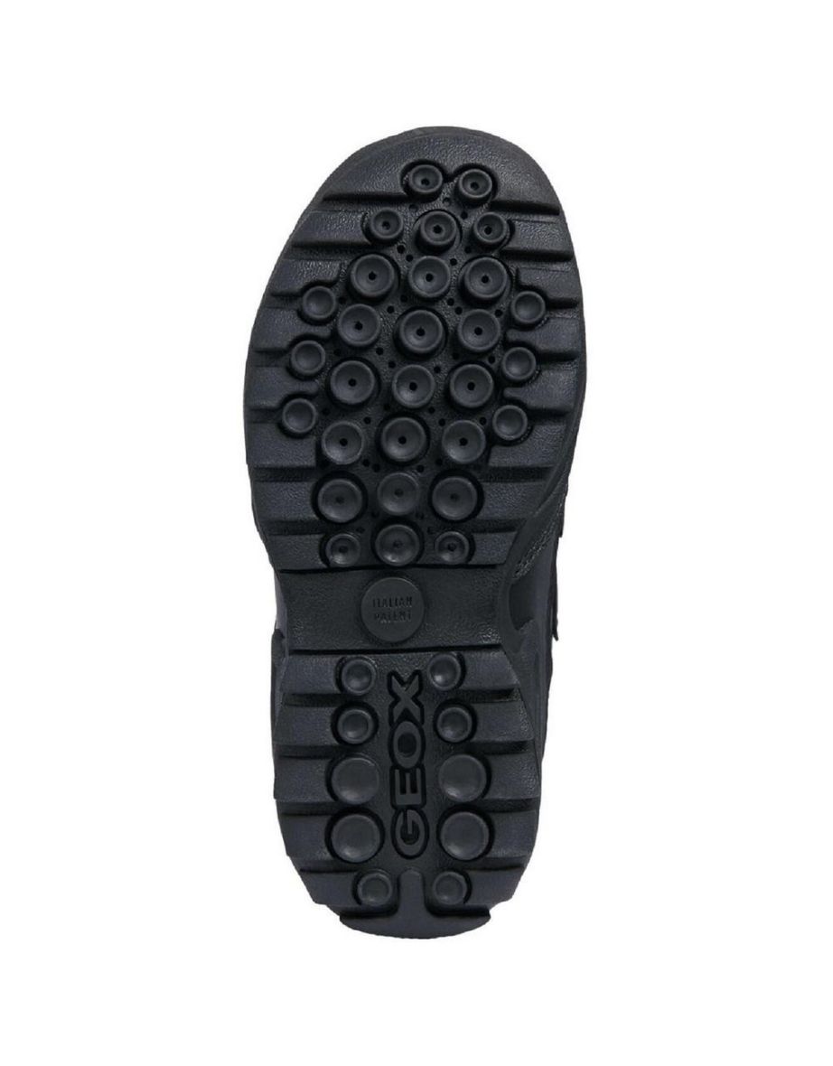 Geox Boys New Savage Abx Leather Trainers - Black - 3