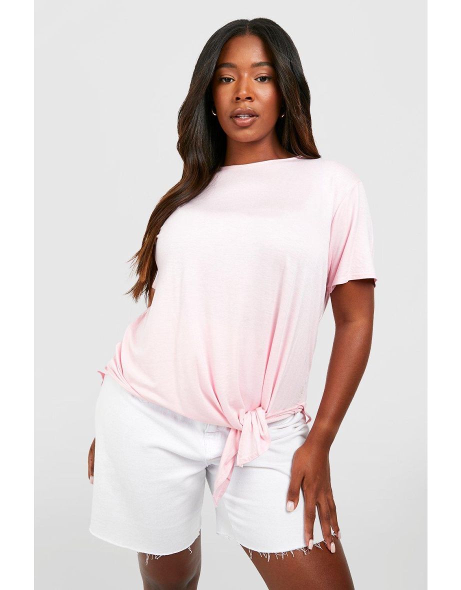 Boohoo plus size fashion t shirts