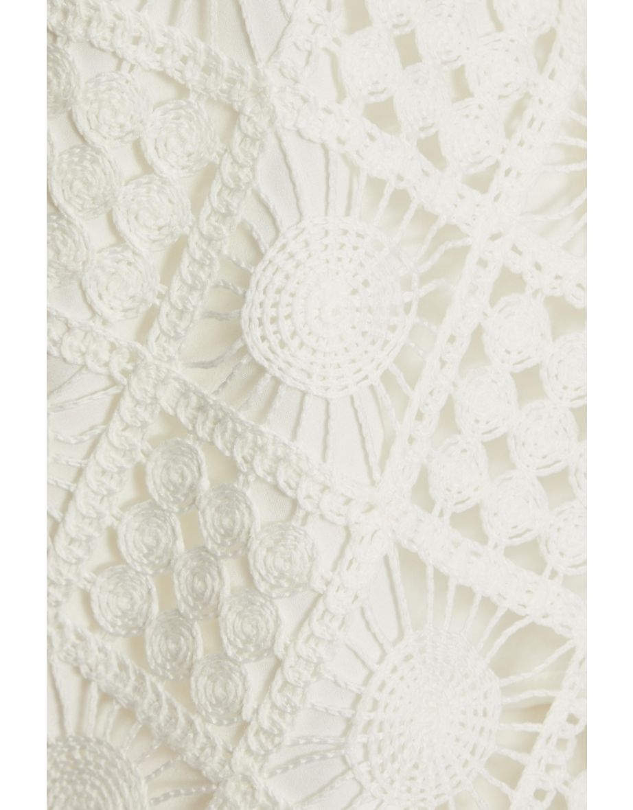 Cream Crochet Waistcoat - 5