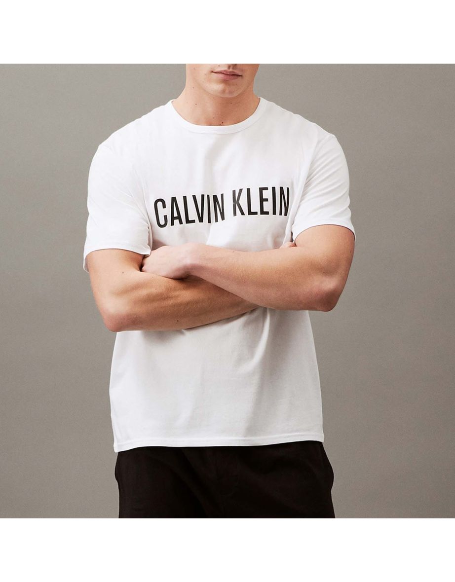 Men's Calvin Klein Lounge T-Shirt in White - 3