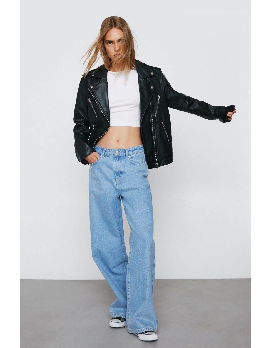 (Ay) Denim Wide Leg Baggy Jean