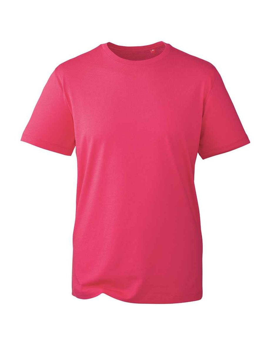 Anthem Mens Organic T-Shirt - Hot Pink