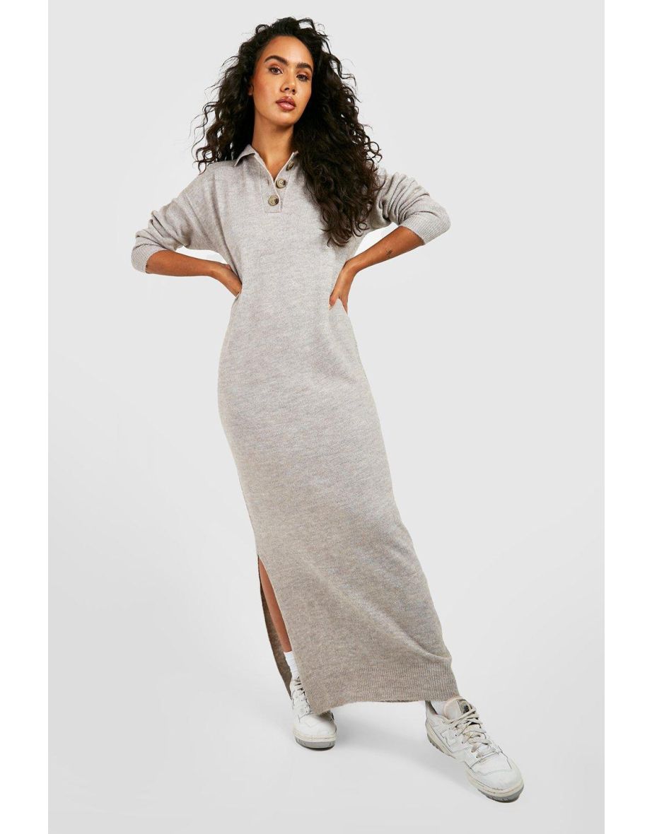 Steel grey maxi on sale dress