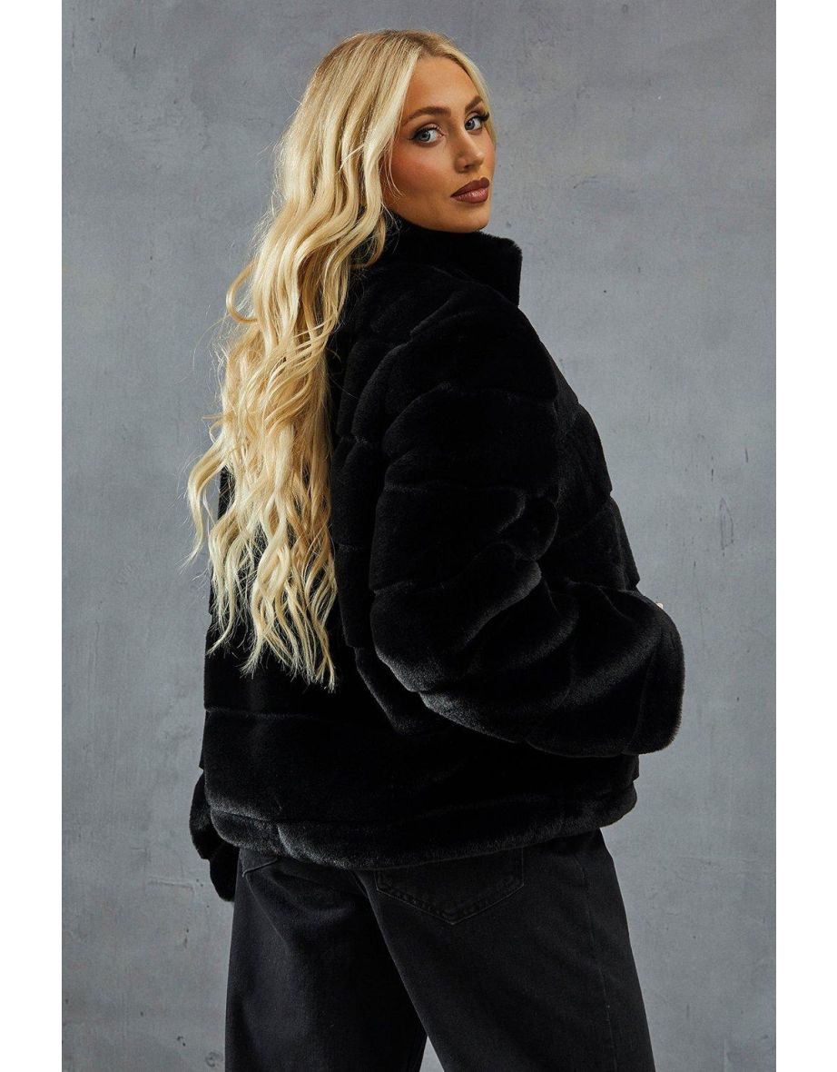 Super Soft Faux Fur Layered JACKET - 3