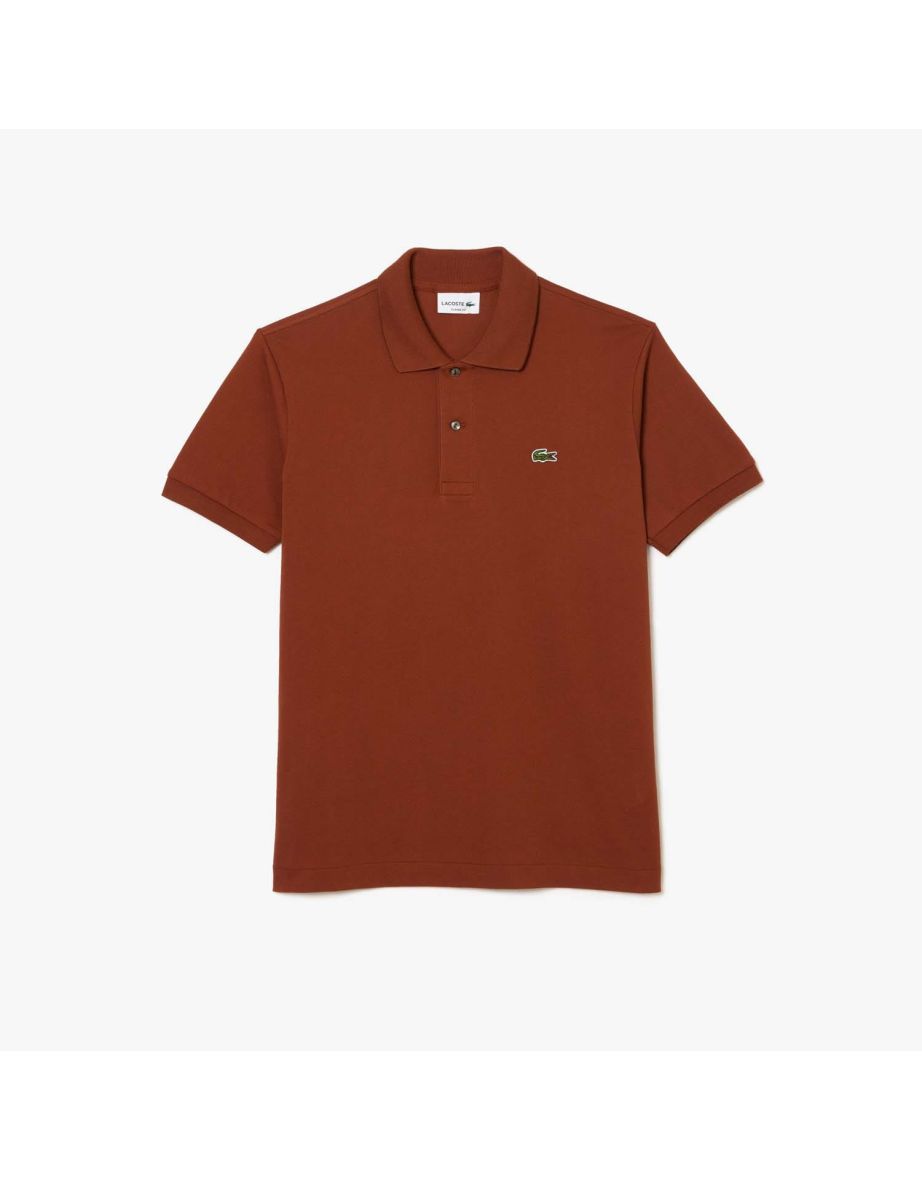 Men's Lacoste Classic Fit L.12.12 Original Piqué Polo Shirt in Brown