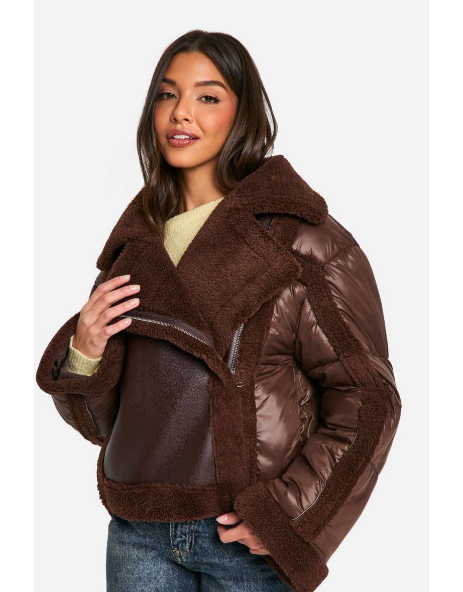 Panelled Puffer Aviator