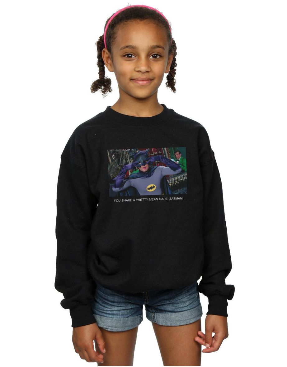 DC Comics Girls Batman TV Series Mean Cape Sweatshirt