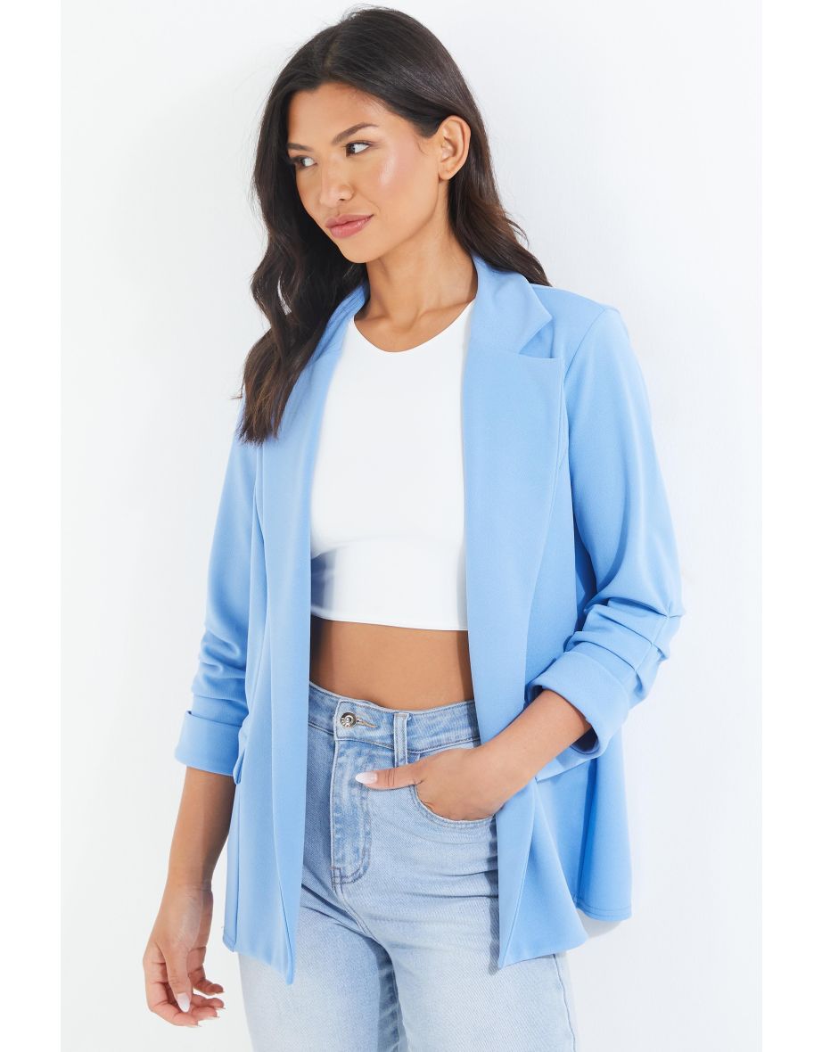 Quiz blue blazer best sale