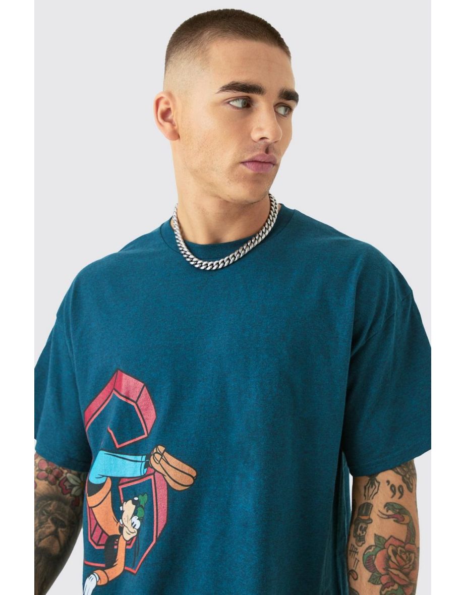 Oversized Disney Goofy License T-shirt - navy - 2