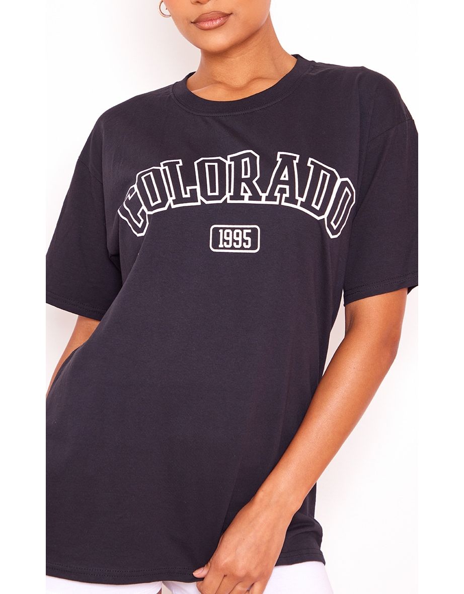 Black Colorado 1995 Print T Shirt - 3