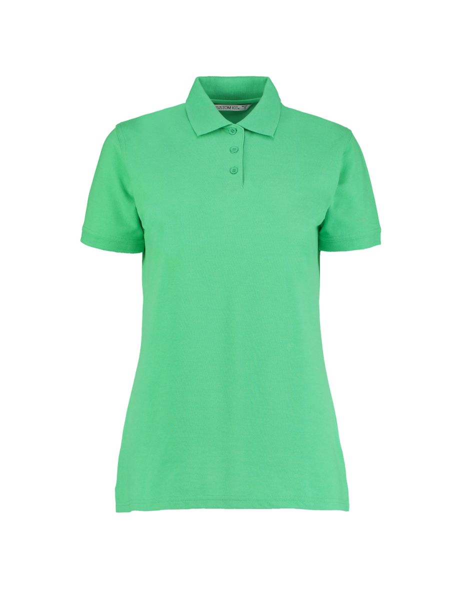 Kustom Kit Ladies Klassic Superwash Short Sleeve Polo Shirt - Apple Green