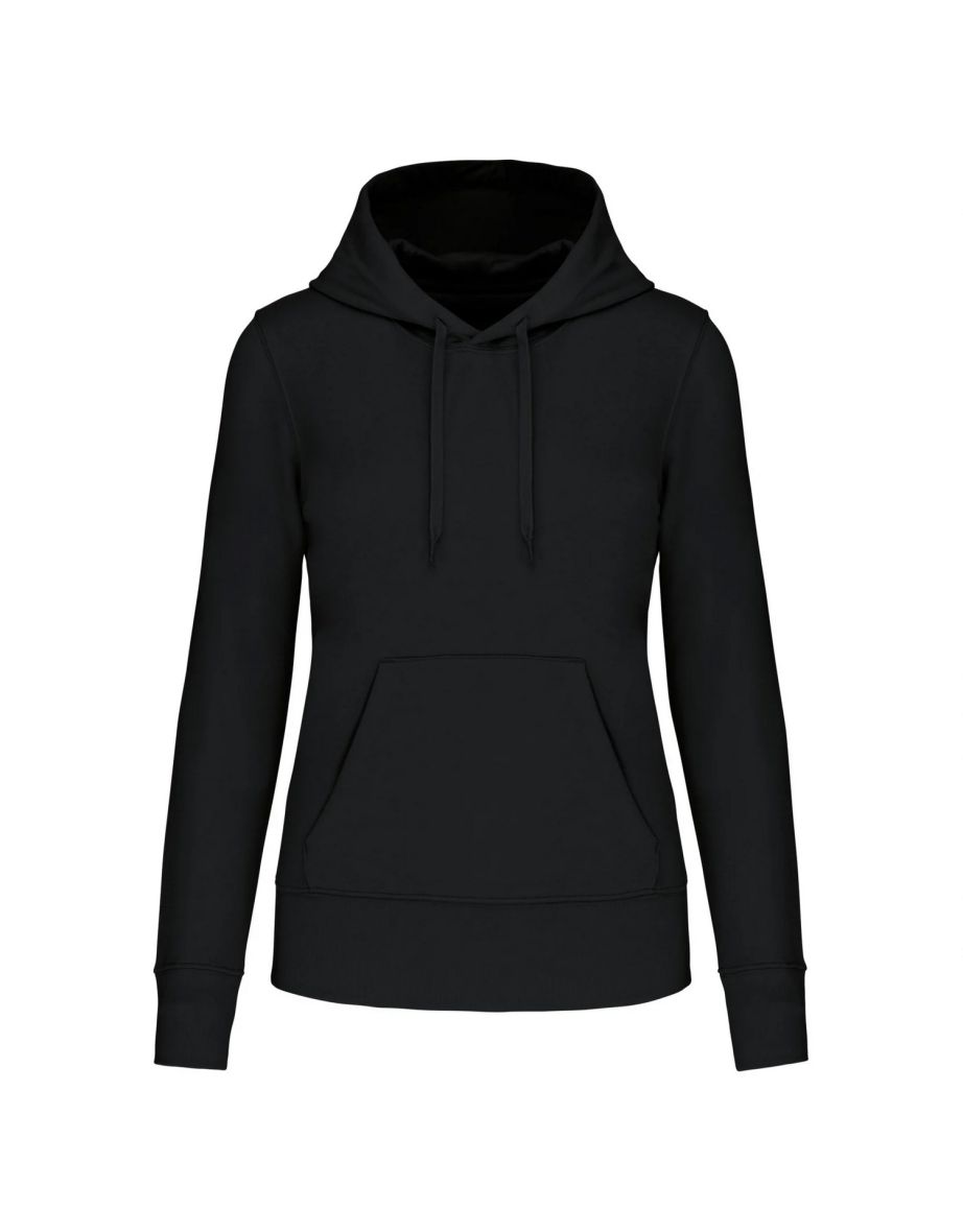 Kariban Womens/Ladies Hoodie - Black