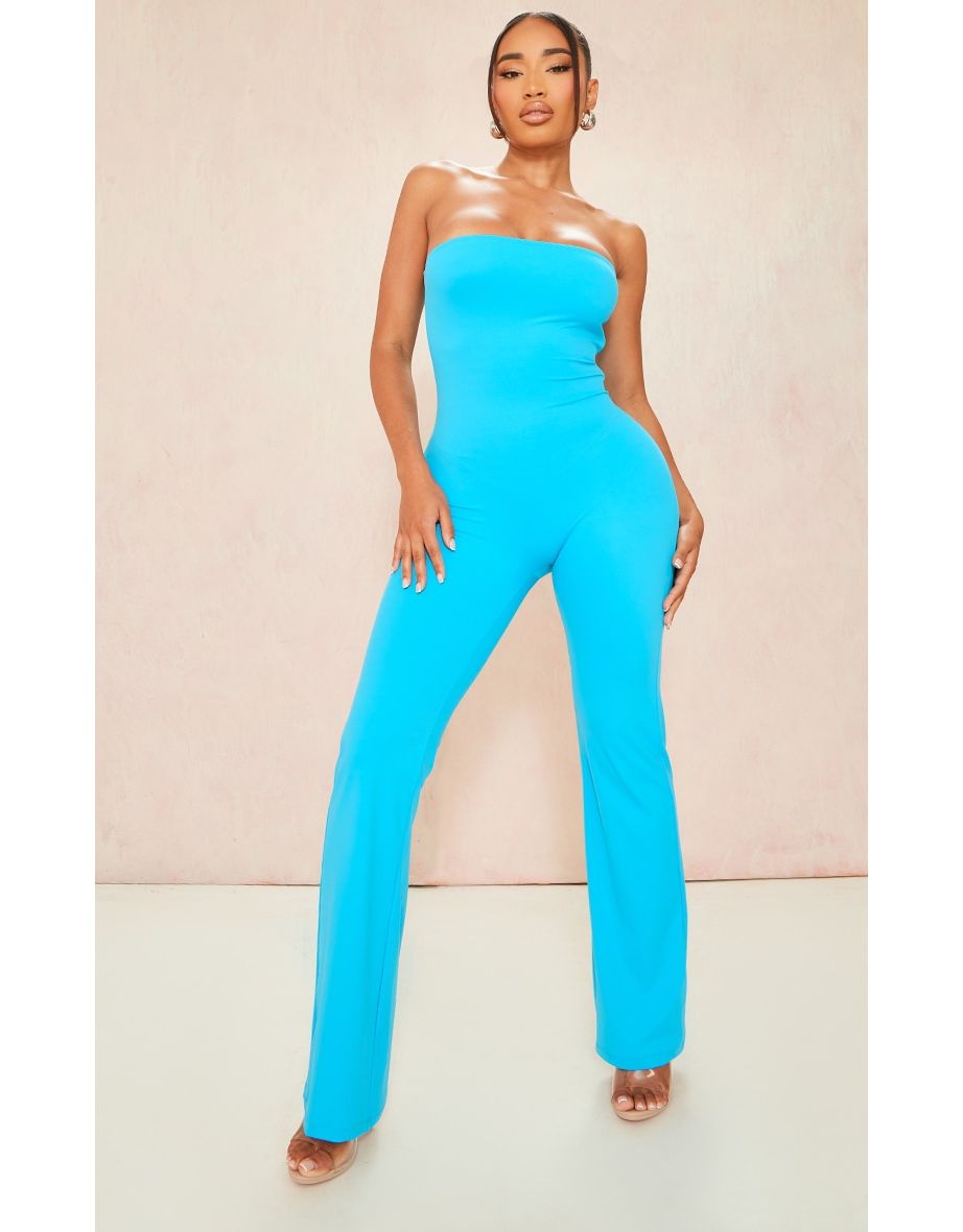 Blue store bandeau jumpsuit