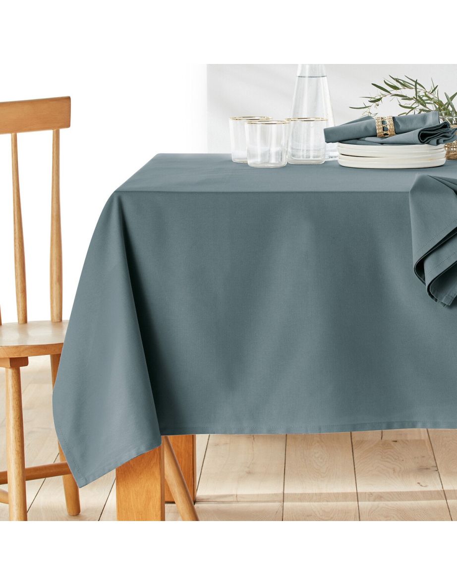 Scenario 100% Cotton Tablecloth with Anti-Stain Treatment