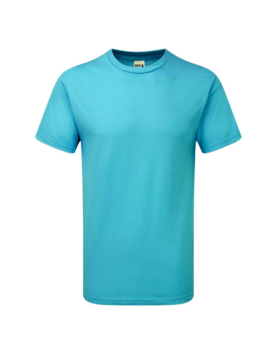 Gildan Mens Hammer Heavyweight T-Shirt - Lagoon Blue