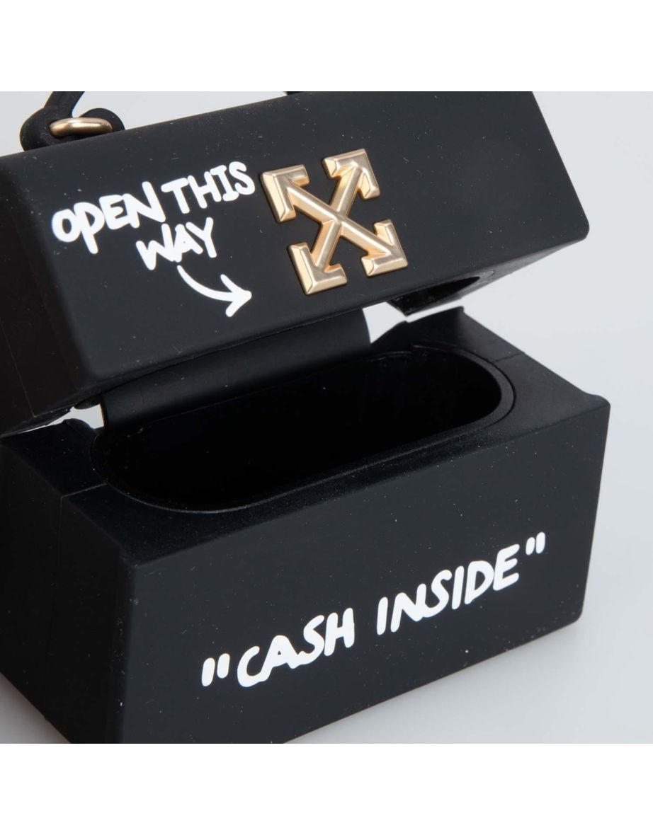 Accessories Off White Jitney Airpods Pro Case in Black - 3