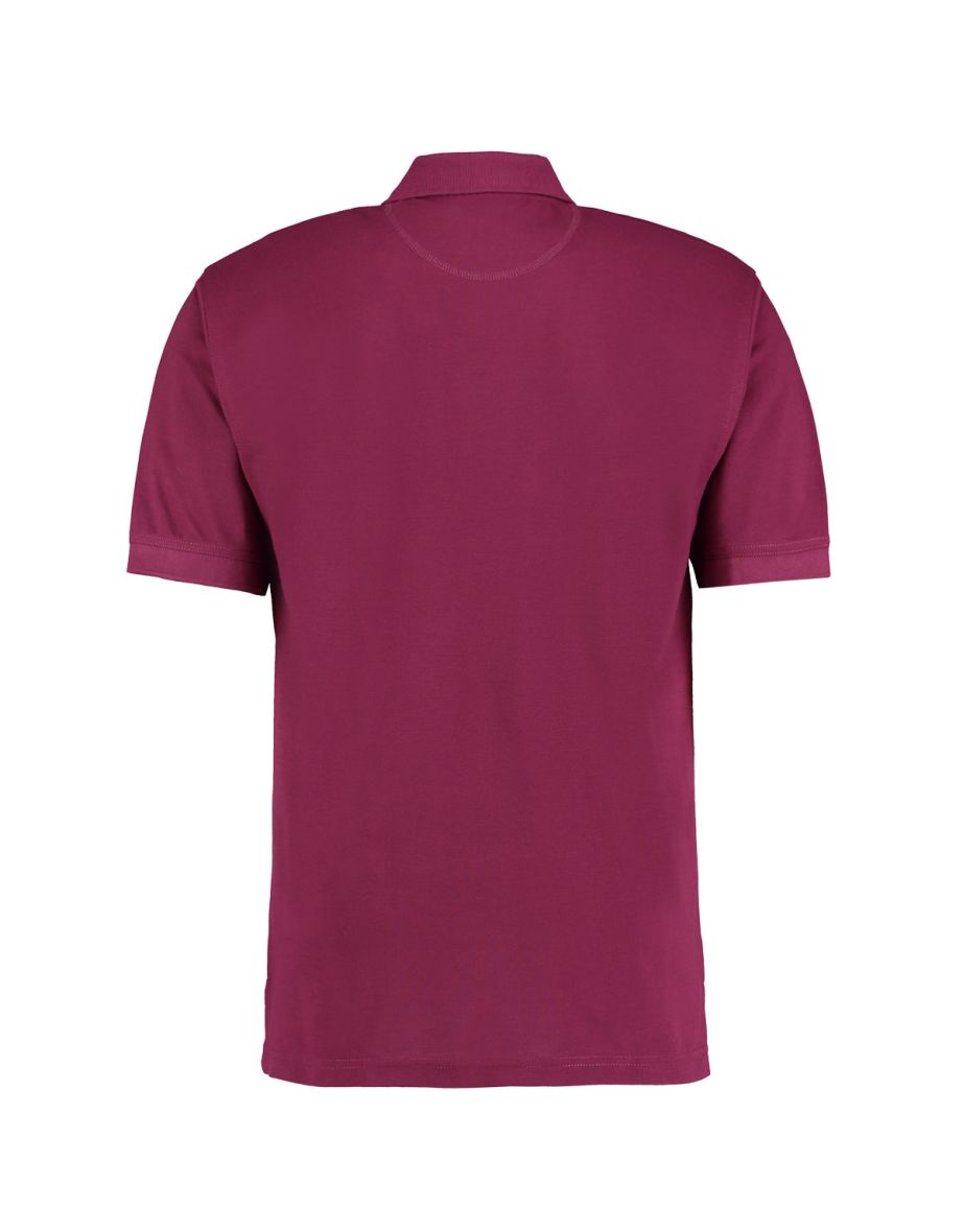 Kustom Kit Mens Klassic Superwash Short Sleeve Polo Shirt - Burgundy - 1