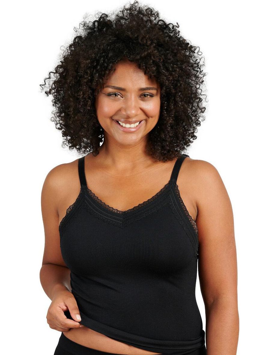 Agathe Stretch Ribbed Cami