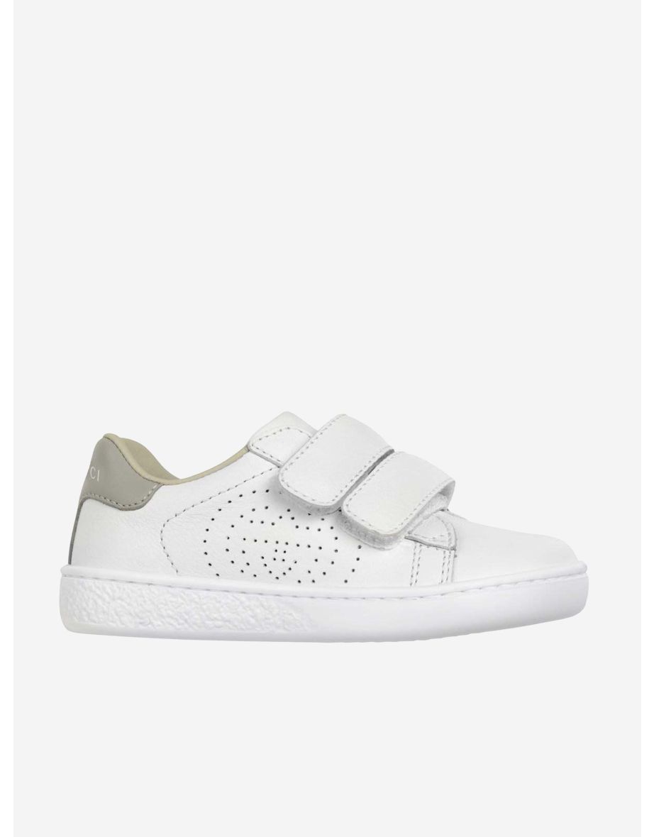 Gucci hot sale leather trainers