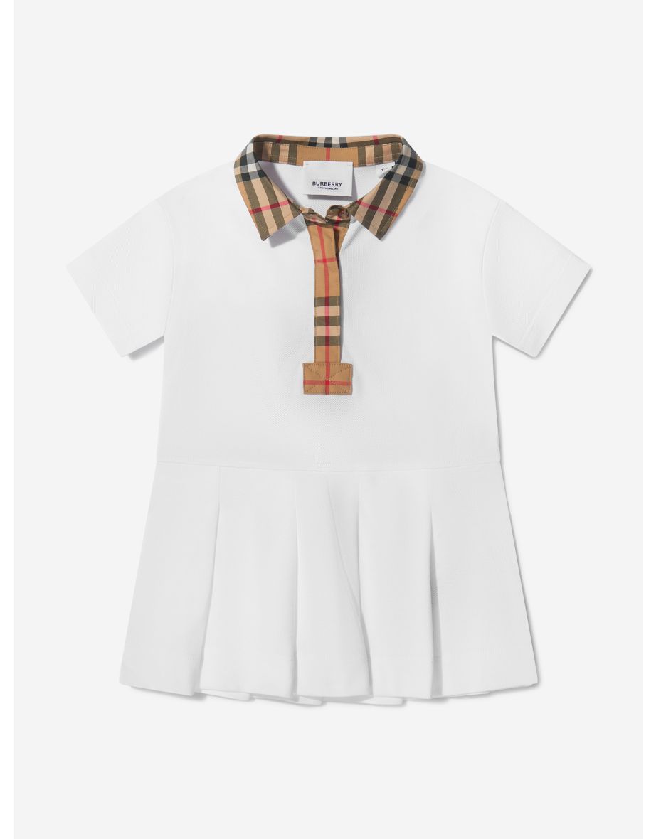 Baby Girls Mini Sigrid Polo Dress In White
