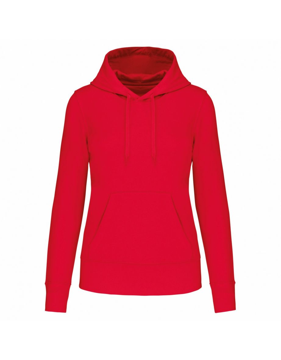 Kariban Womens/Ladies Hoodie - Red