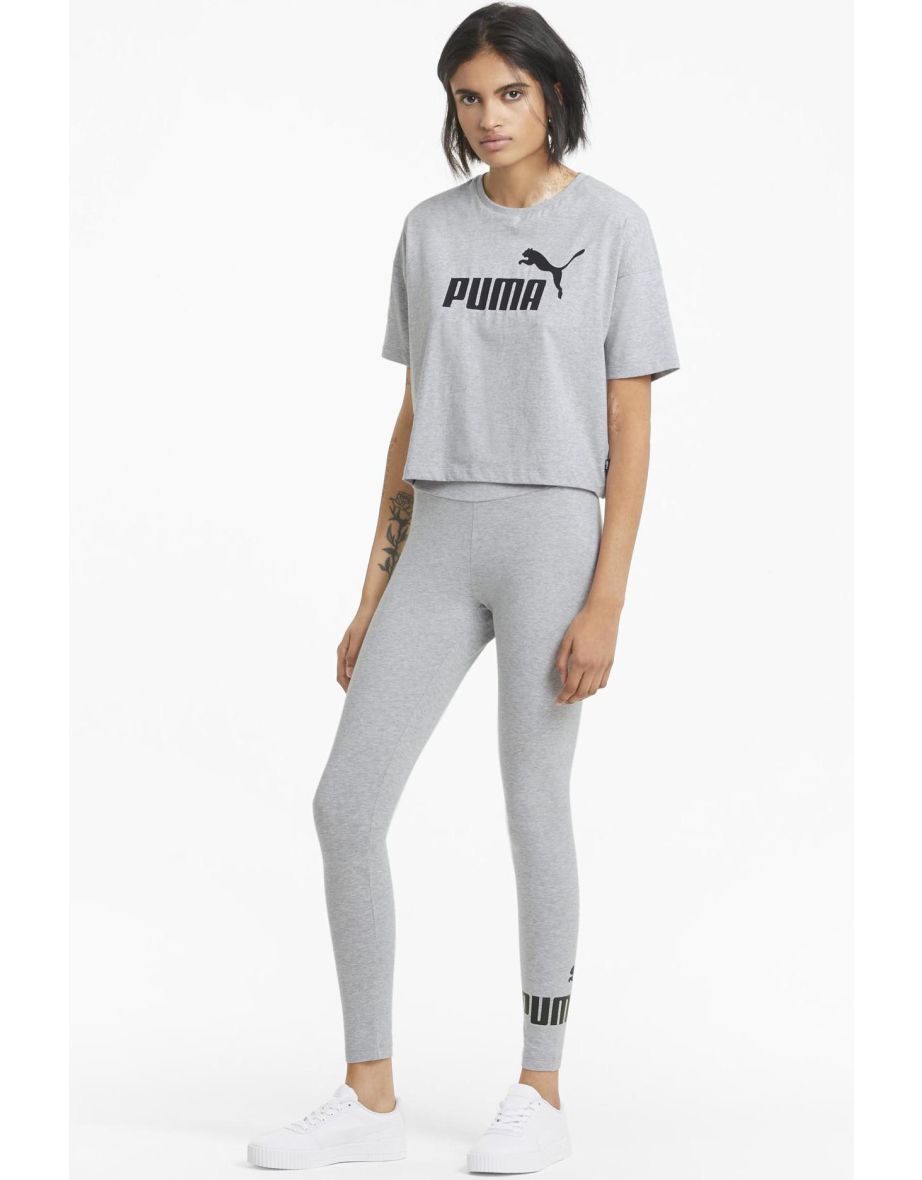 ESS Logo Leggings Light Gray Heather