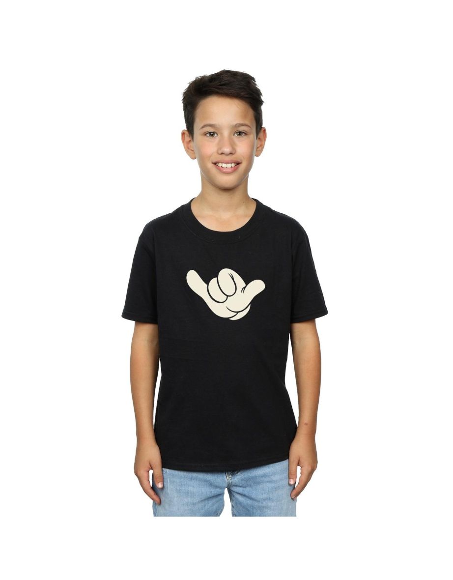 Disney Boys Mickey Mouse Skate T-Shirt - Black