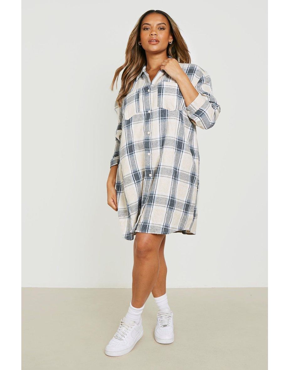 Tartan store shirt dresses