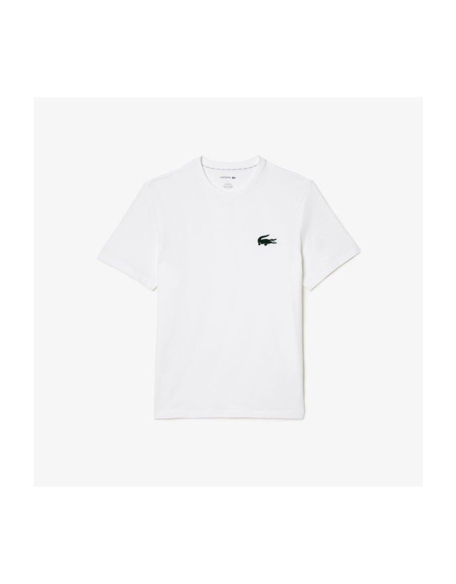 Lacoste Croc Logo Short Sleeve T-shirt White - white - 3