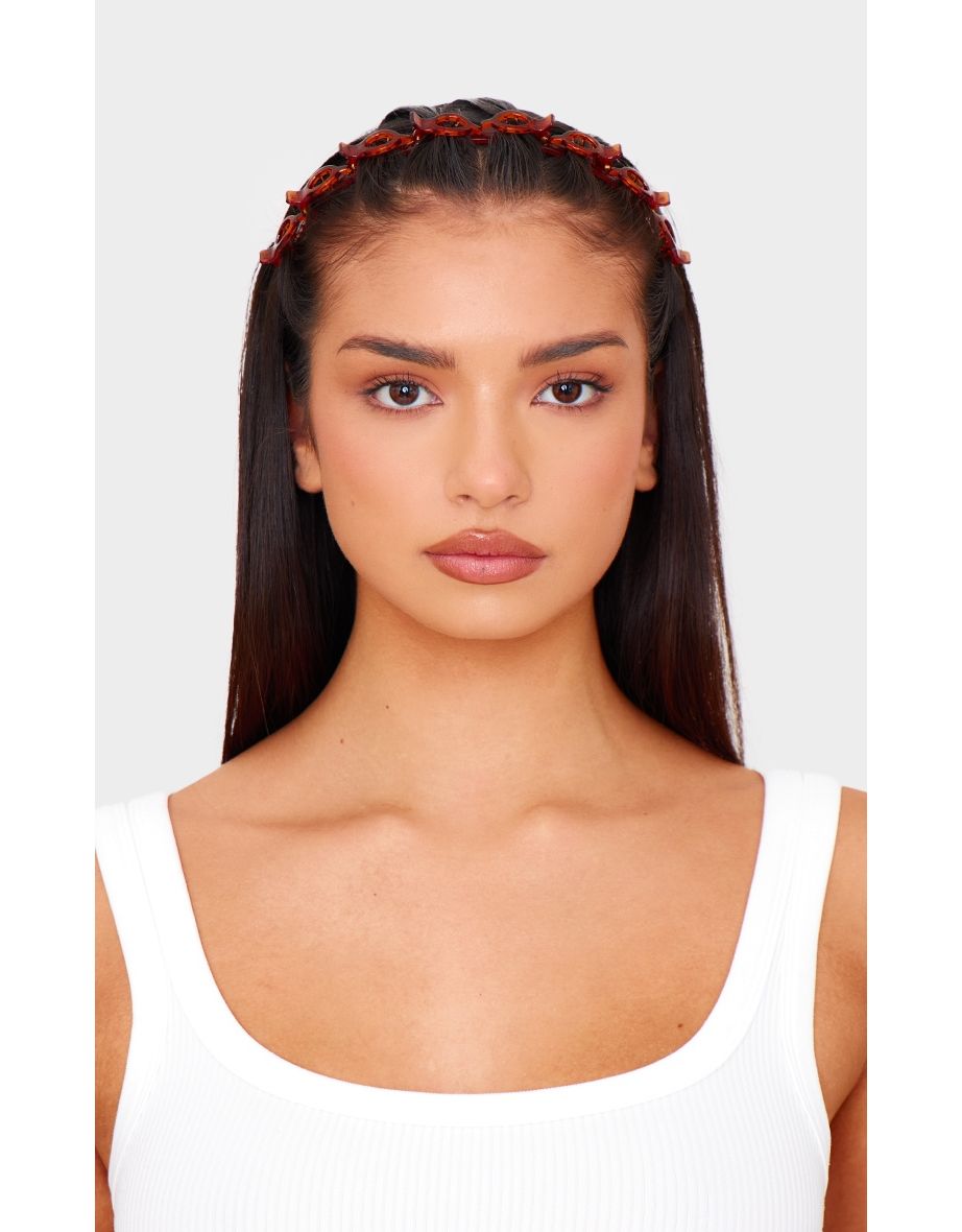 Tortoiseshell Twist Hair Clip Headband