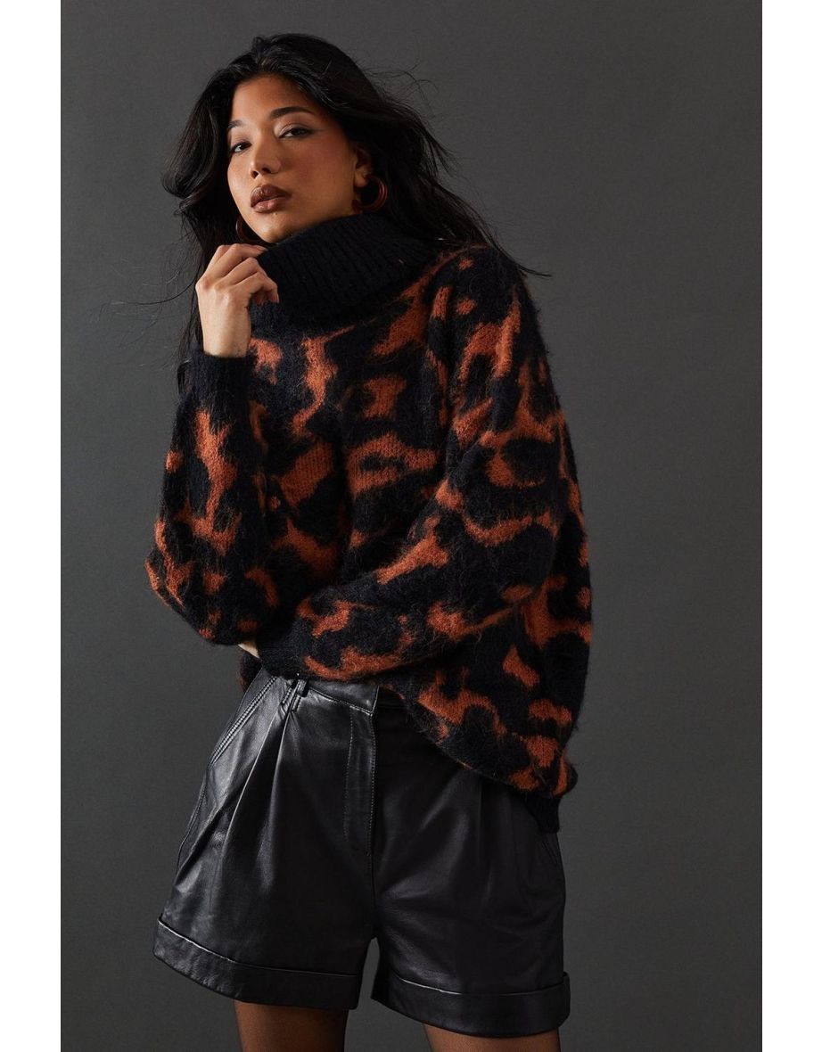 Brushed Tortoise Shell Jumper - 3