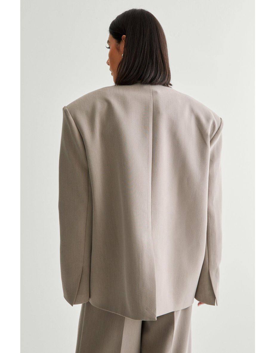 Premium Oversized Masculine Blazer - 3