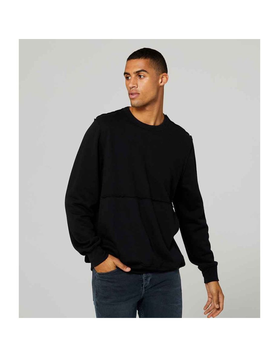 Bella canvas discount raw seam hoodie