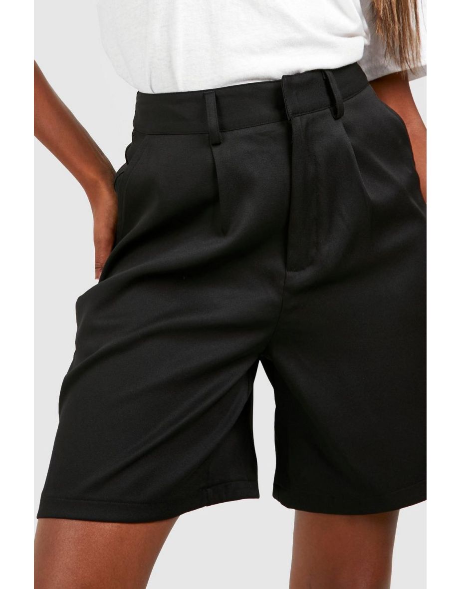 Longline Tailored Dad Short - black - 3