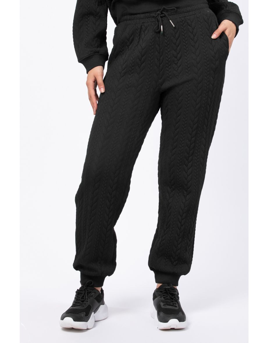 Textured Women Sweatpants - 4