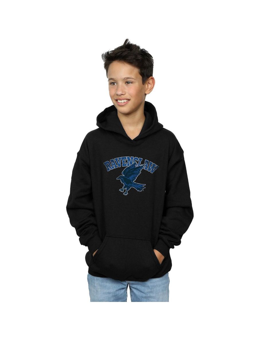 Harry Potter Boys Ravenclaw Cotton Hoodie - Black
