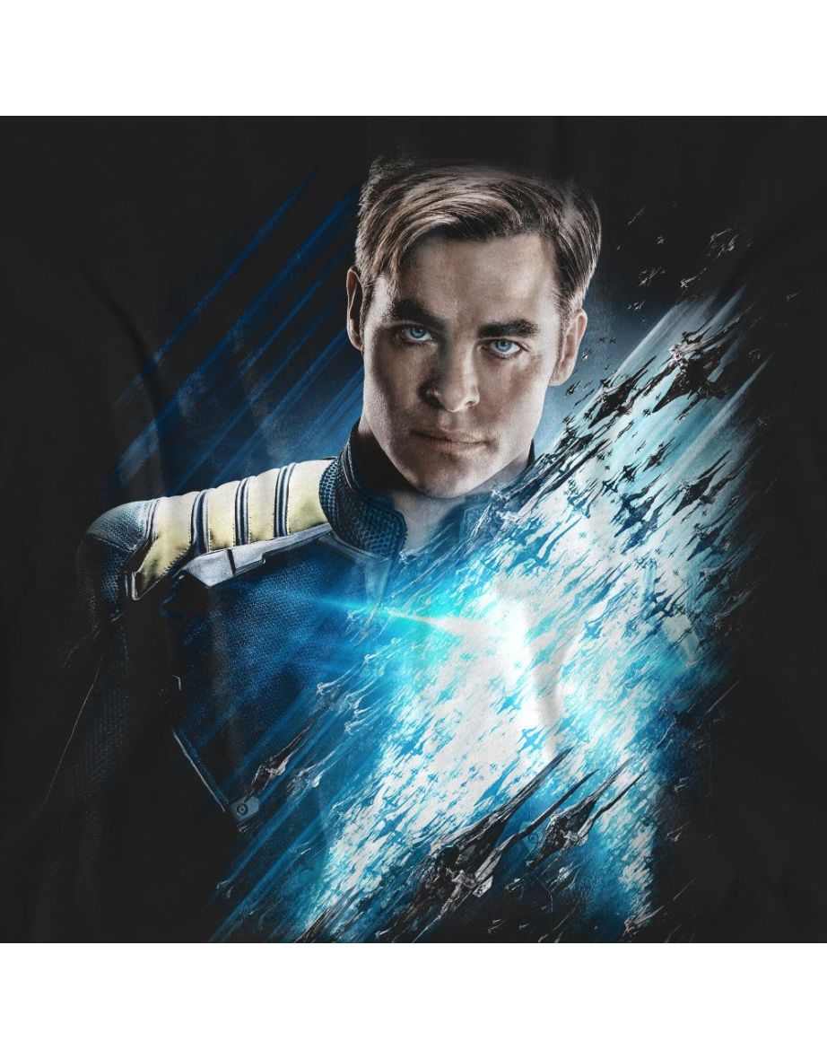 Star Trek Beyond Unisex Adult Captain Kirk Poster T-Shirt - Black - 3