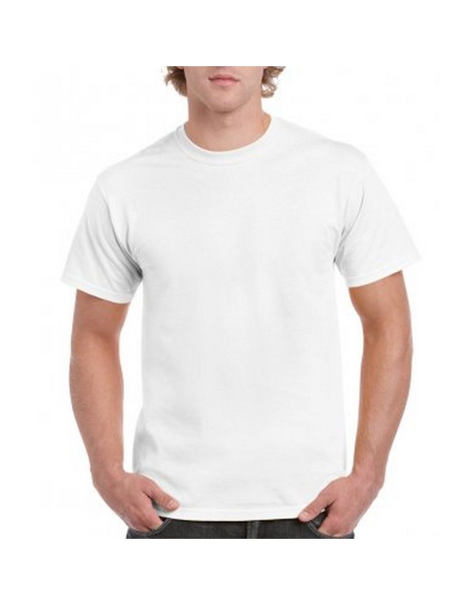Gildan Mens Hammer Heavyweight T-Shirt - White