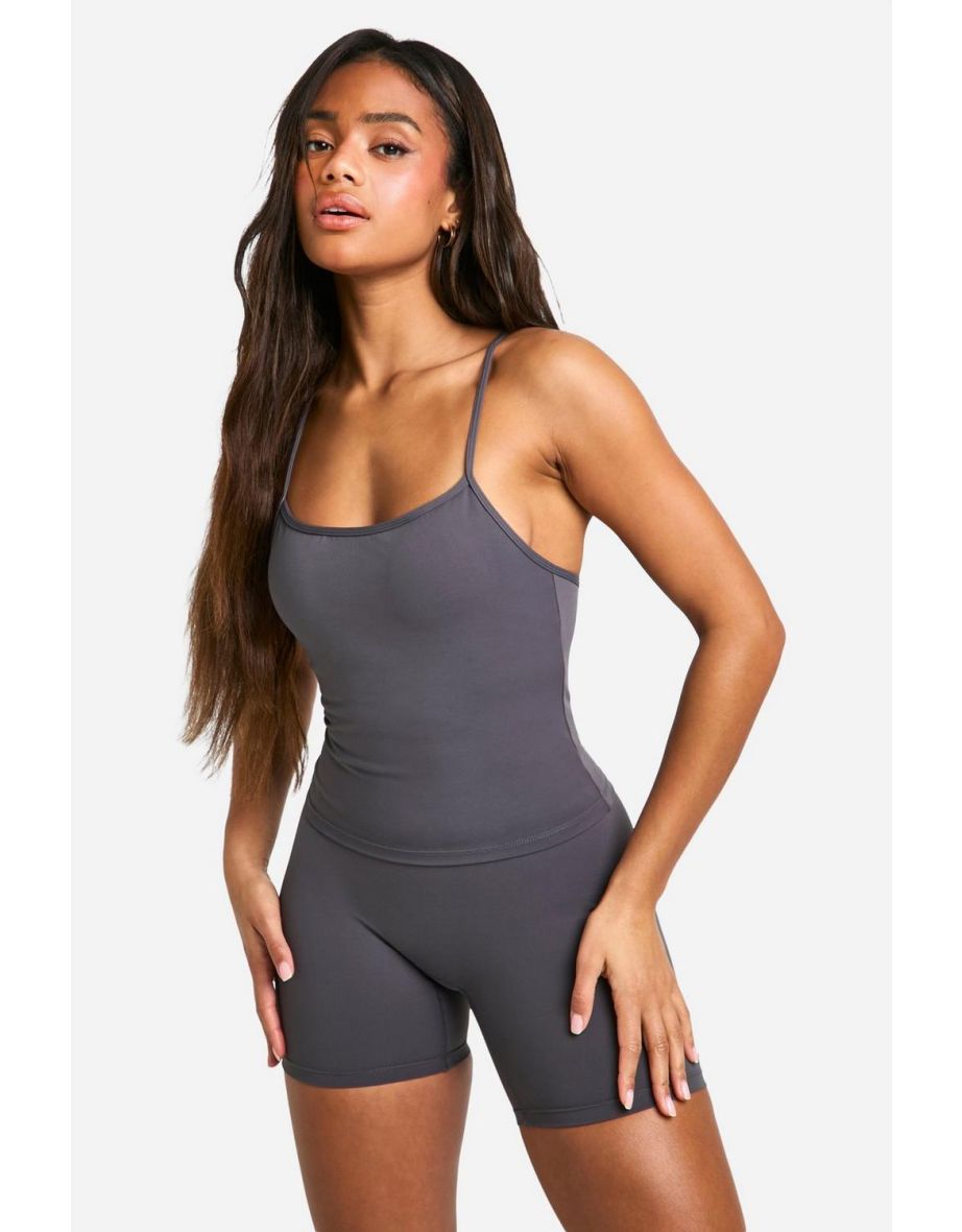 Premium Sculpt Cycling Short - charcoal