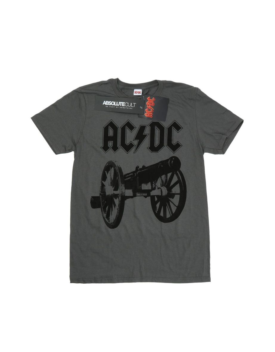 AC/DC Mens For Those About To Rock T-Shirt - Charcoal