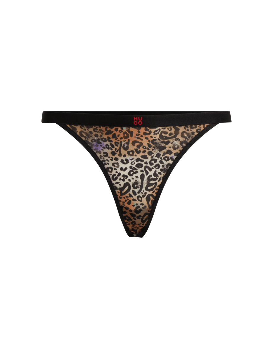 Women's Hugo Animal-Print Thong in other - 4