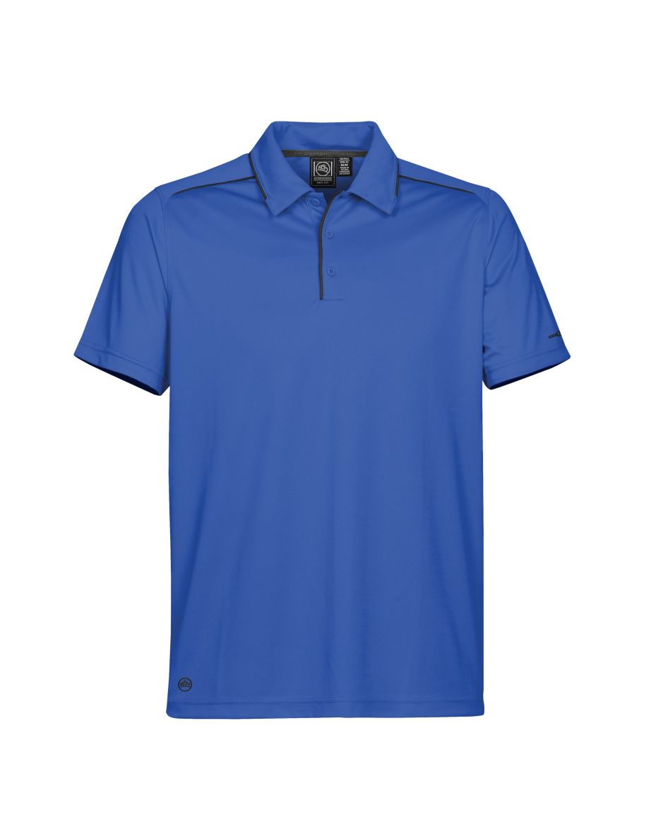 Stormtech Mens H2X Inertia Performance Polo Shirt - Royal /Black
