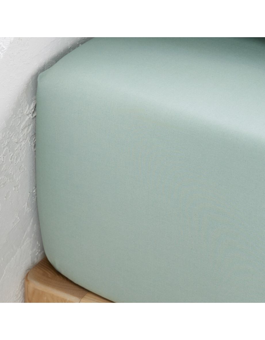 Scenario Cotton Percale Fitted Sheet, 40cm Flap - 2