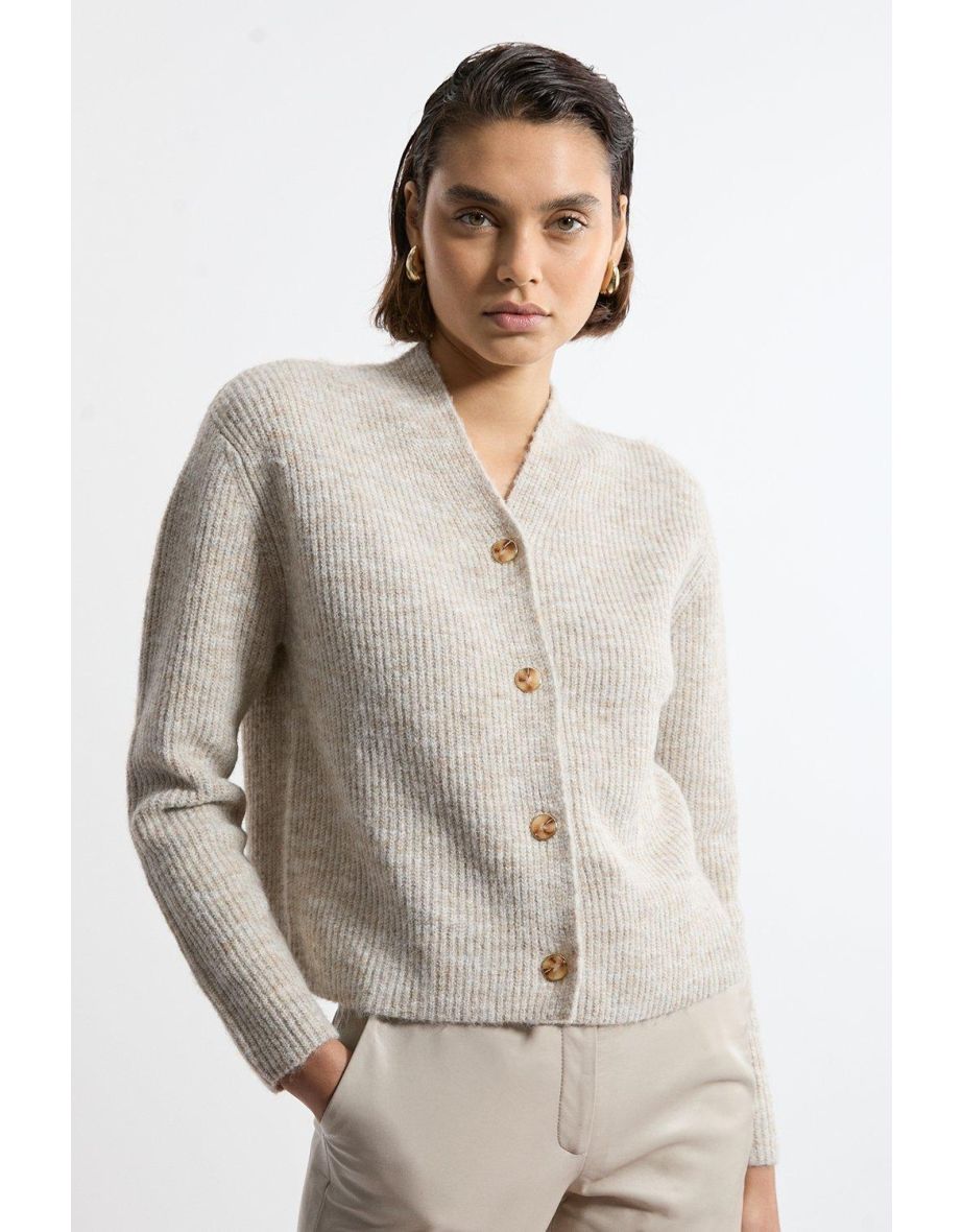 Slouchy knit cardigan hotsell