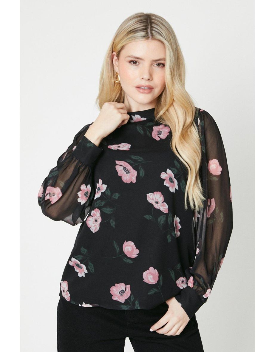 Dorothy perkins chiffon sales tops