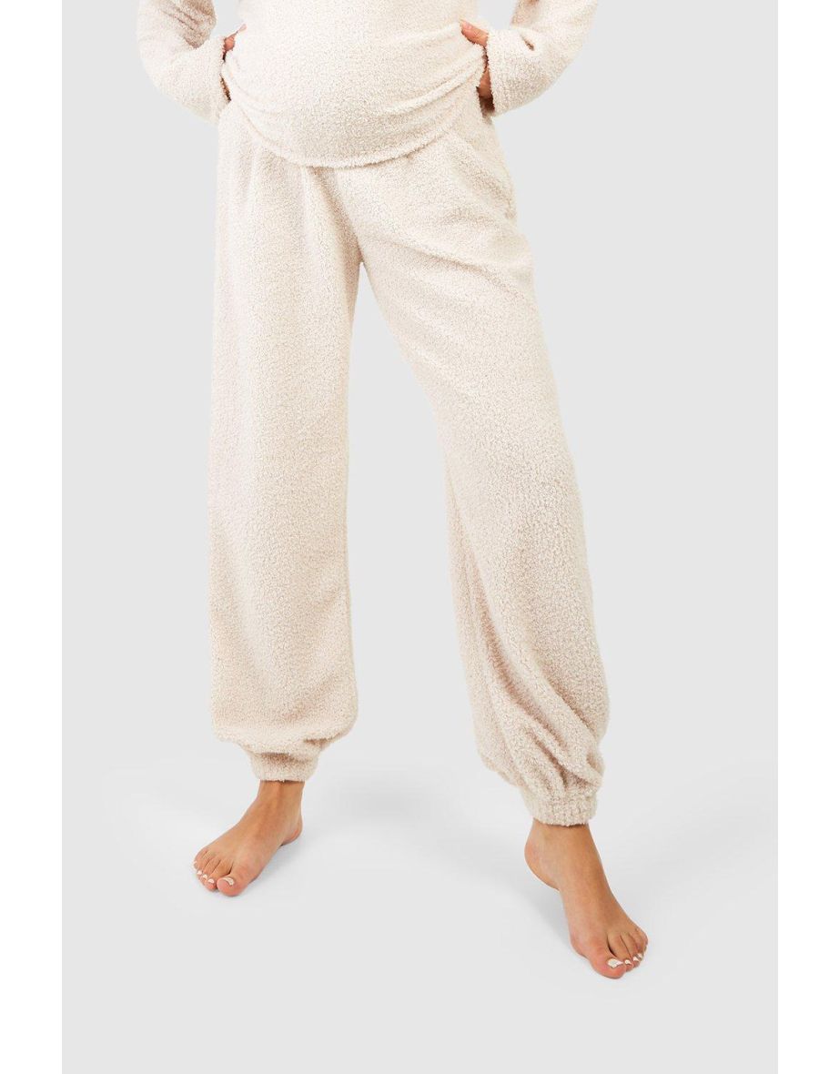 Maternity Fluffy Borg Loungewear Jogger - 3